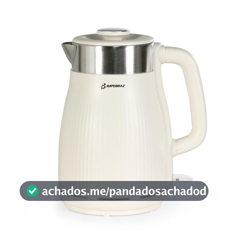 Chaleira Elétrica 1.8 Litros Impebraz Bege | YD-1833