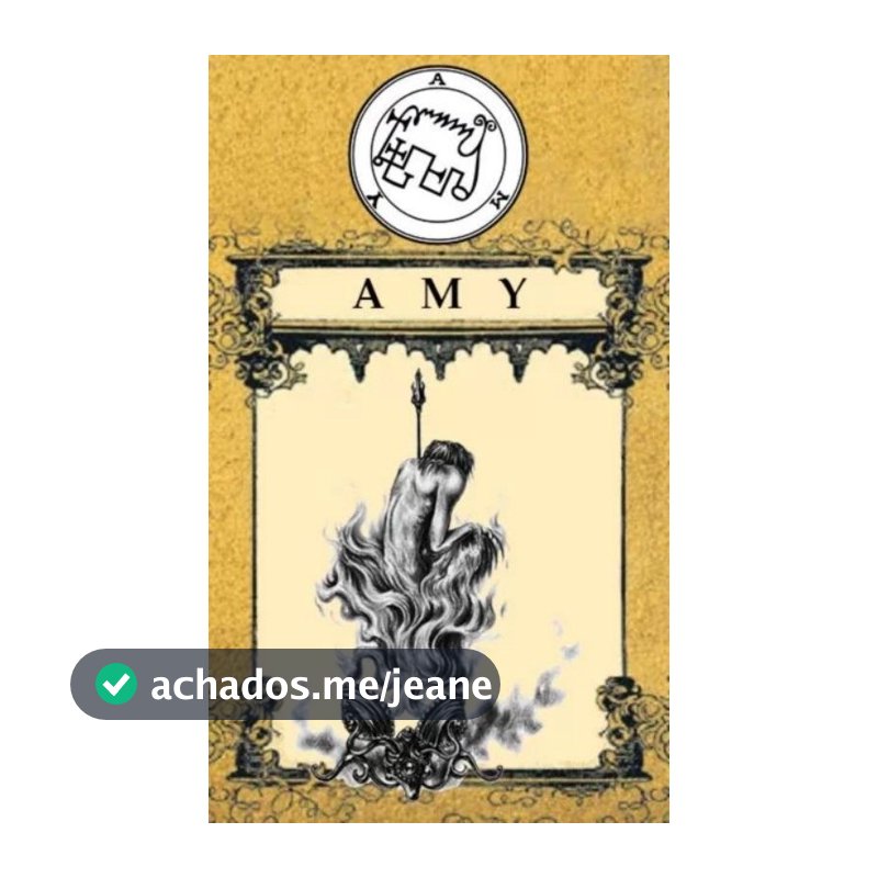 Quadro Decorativo Amy Daemon Goetia-Mestre das Pedras e Ciências