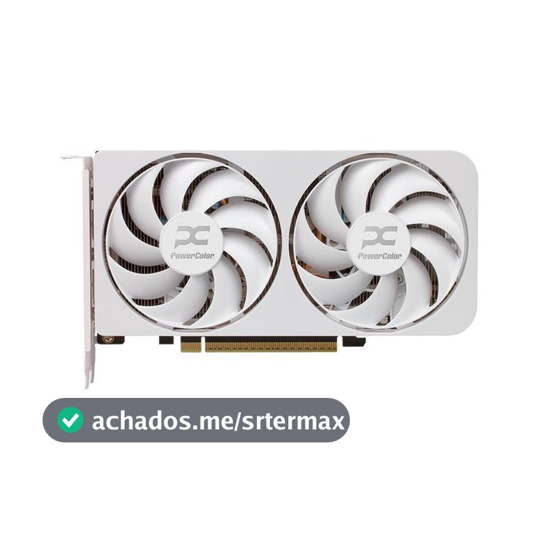Placa de Video PowerColor Radeon RX 9060 XT Reaper White, 16GB, GDDR6, 128-bit, RX9060XT-16G-A-WHITE