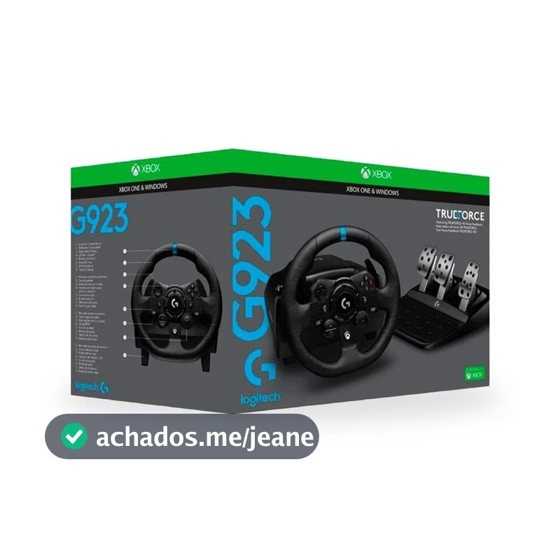 Volante Logitech G923 para Xbox e PC Gamer Simulador de Corrida Original
