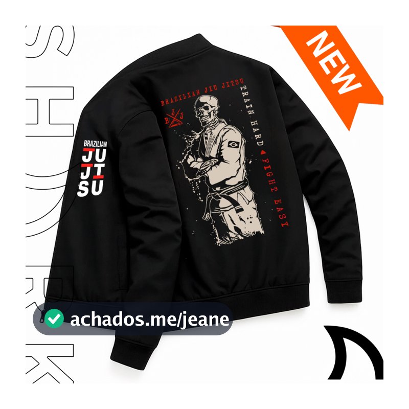 Casaco Jaqueta Esportiva Masculina Bomber Tendencia Treino Academia Jiujitsu Artes Marciais Moda Homem