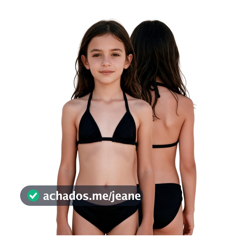 Biquíni cortininha  infantil/juvenil 2 ao 16 Anos | com proteção 50+