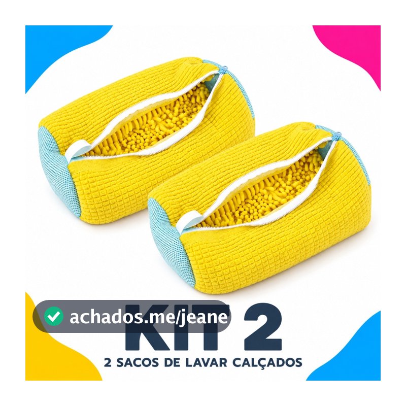 Kit 2 Capas Protetoras para Lavar Tênis – Protege e Limpa sem Danificar Alta Durabilidade