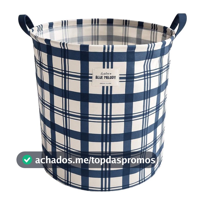 Cesto Organizador Roupa Suja Dobrável Multiuso 25l Grécia
