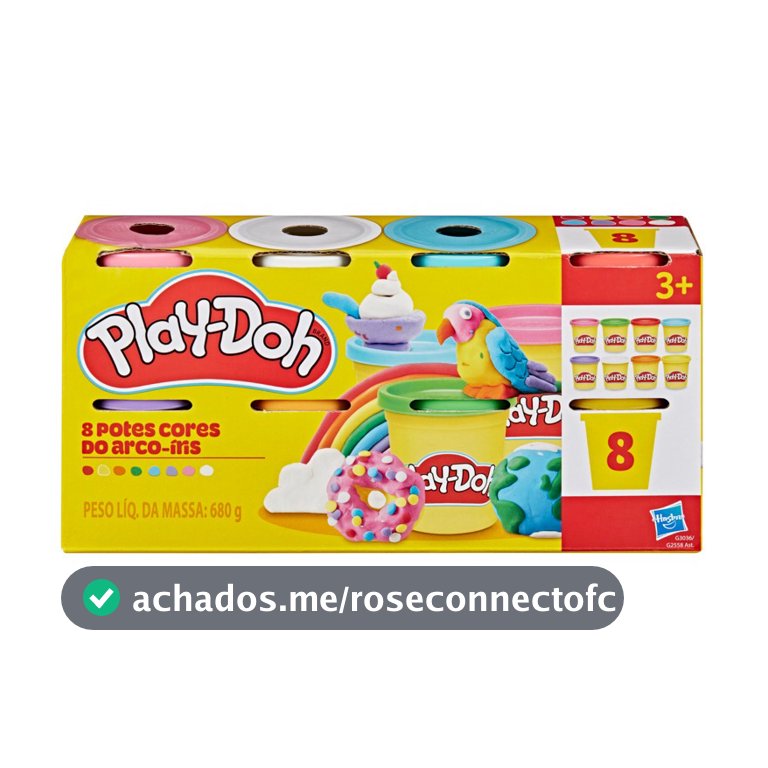 Massinha Play-Doh Com 8 Potes Sortido - Hasbro G2558