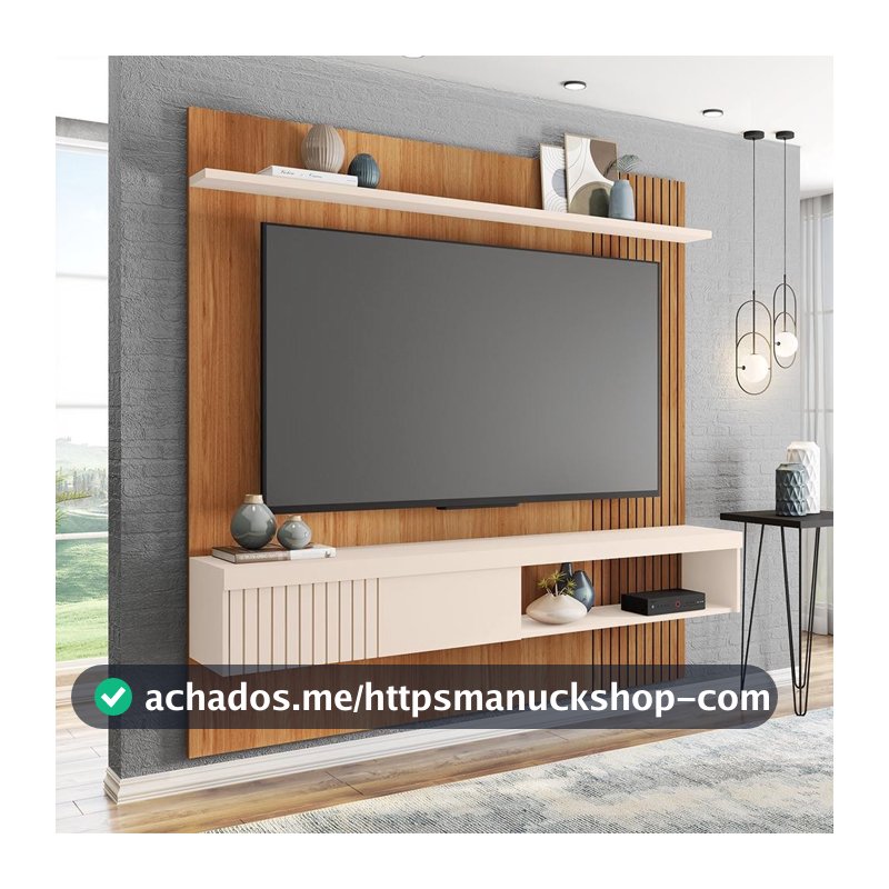 Painel Para Tv's Até 65 Polegadas Moon Marrom Caemmun