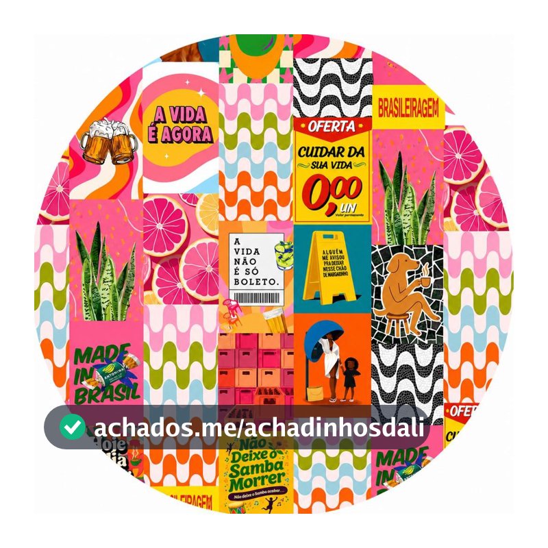 Capa Mini Painel Para estrutura de 50x50 Personalizado para festa na mesa - BRASILIDADE  MODELO 105