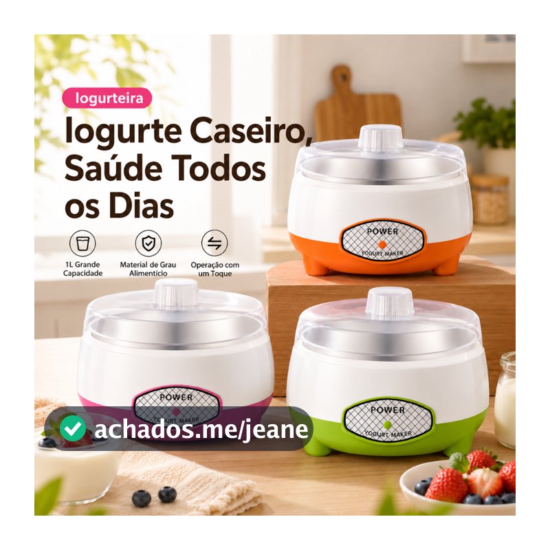 Fabricante De Iogurte Compacto , Máquina De Fazer Grego , Faça Você Mesmo , Caseiro Para Casa ,Plug , Fácil E Prático