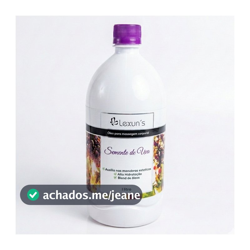 Óleo de Massagem Semente de Uva 1 Litro
