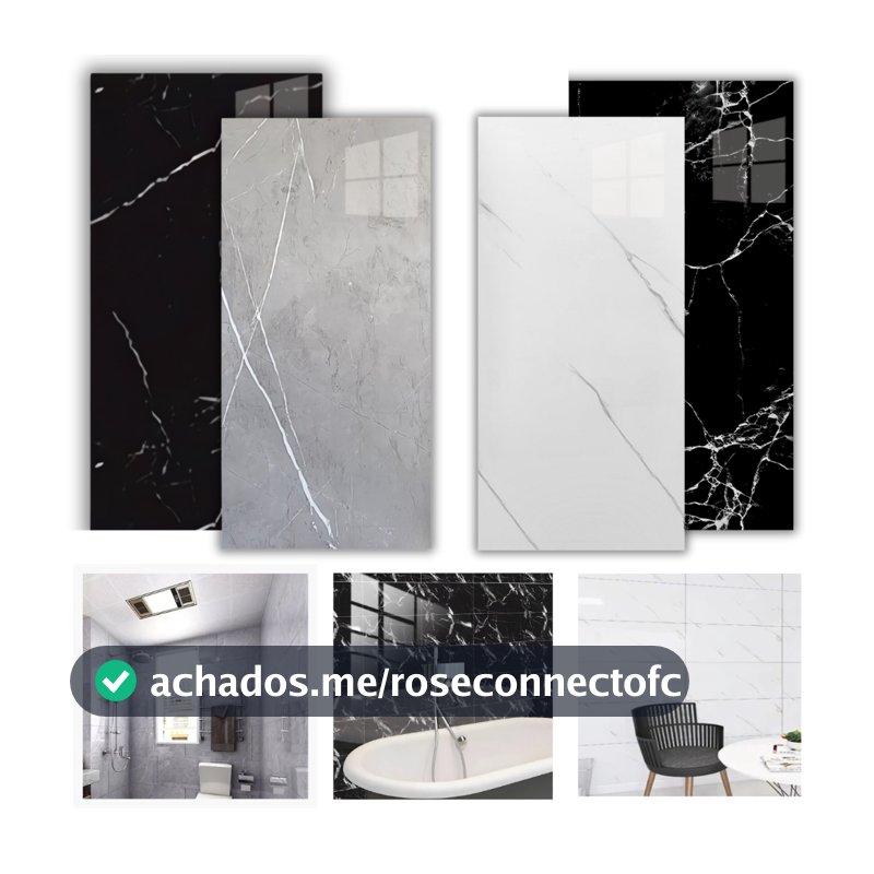Kit Placas Adesiva Mármore 3D Painel Revestimento Autocolante Para...