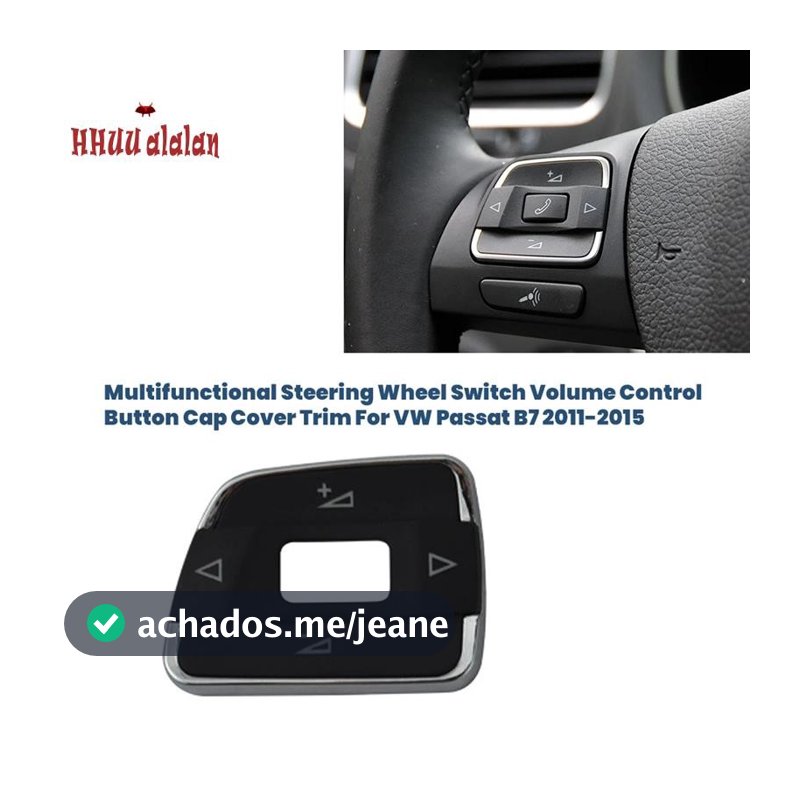 🌟Carro Multif Volante Interruptor Tampa Botão De Controle Volume Capa Guarnição B7 2011-2015 56d959538al