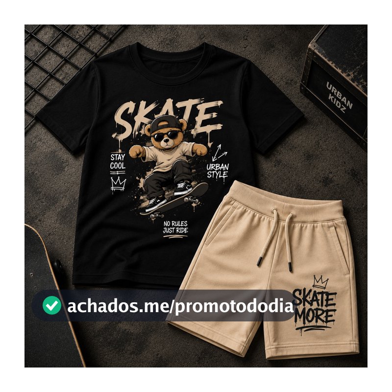 Conjunto verão infantil Masculino Conjunto Menino Infantil Kit Conjunto infantil Bermuda Camisa Kids