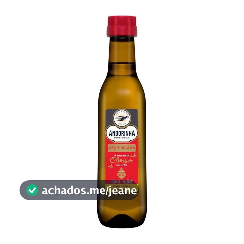 Azeite de Oliva Tipo Único Andorinha 500ml – Versatilidade e Sabor no Dia a Dia