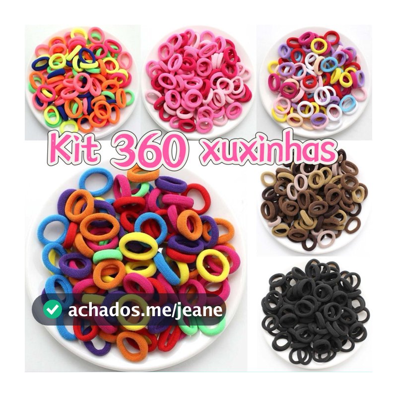 Kit 180/360 Xuxinhas Infantil  e Adulto Rabicó Para Penteados