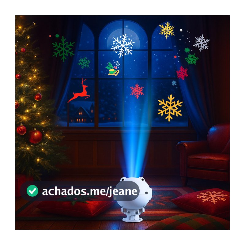 Projetor Led De Decoração Natalina Para Casa Astronauta