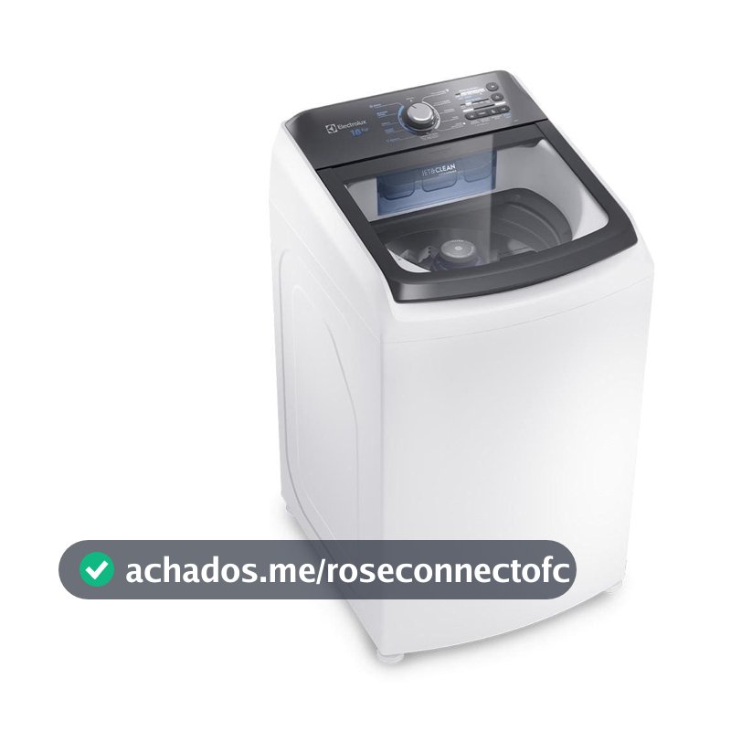 Lavadora de Roupas Electrolux Efficient LEE15 14,5kg com Cesto Inox, Filtro de Fiapos e Tecnologia JetClean
