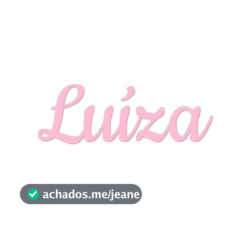 Enfeite Nome Personalizado MDF Decorativo Infantil