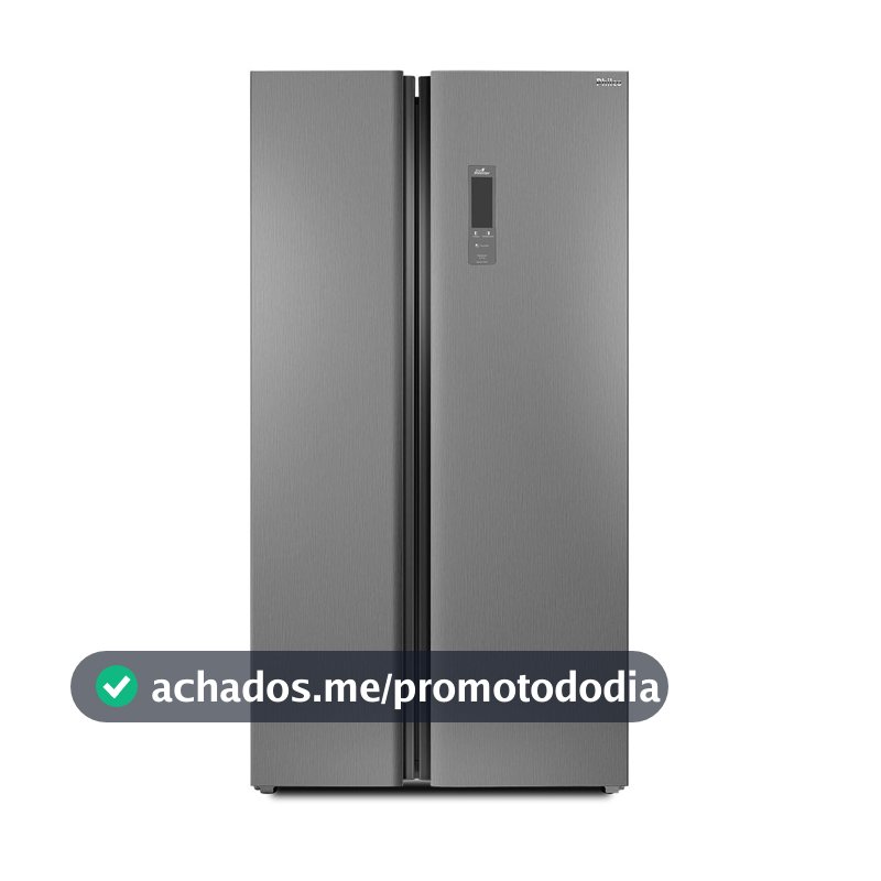 Geladeira 437L Philco Inverter Side by Side Inox PRF535I