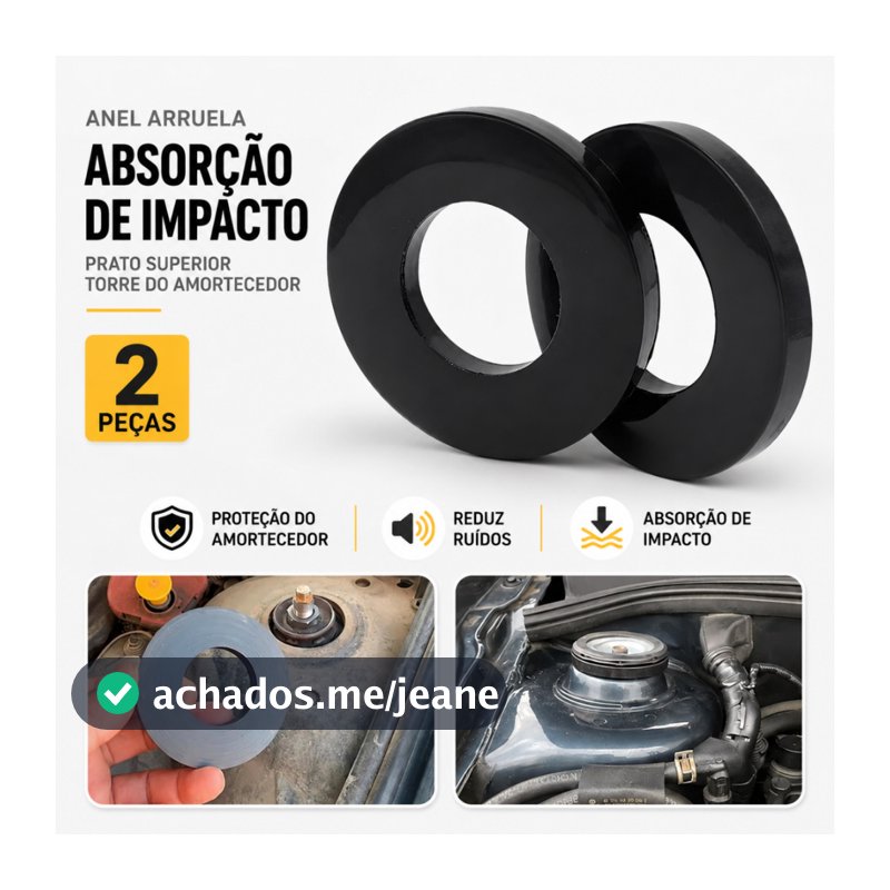 Anel Arruela Absorsão De Impacto Prato Superior Torre Do Amortecedor PAR de Arruela