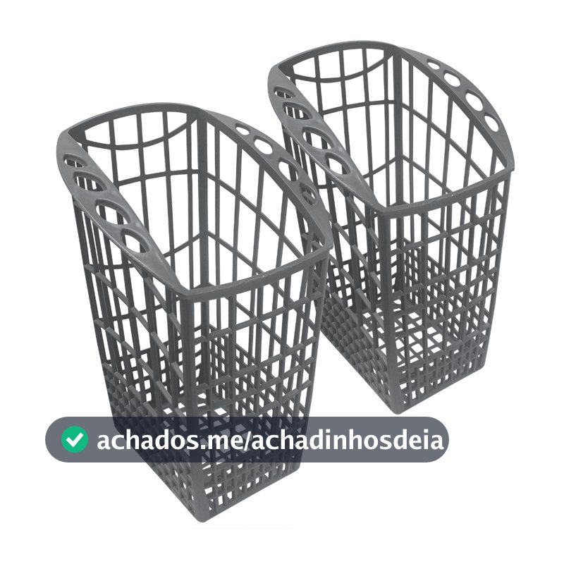2 Cestos de Talheres para Lava Louças Brastemp Compact Blf06 Blf08