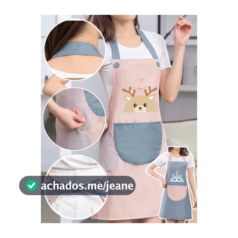 Avental Impermeavel De Cozinha A Prova De Água De Limpeza