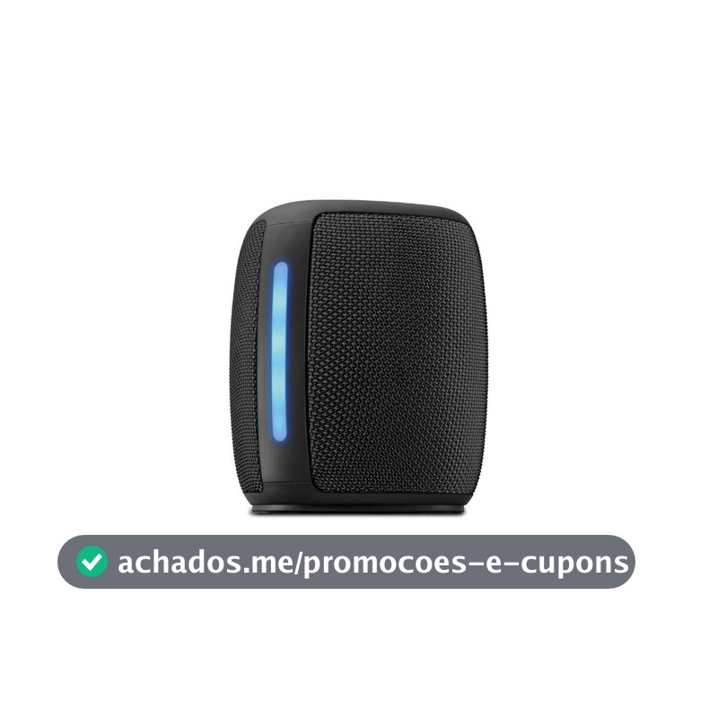 Caixa de Som Aiwa Speaker 15w Ipx4 - Aws-sp-03-b Preto