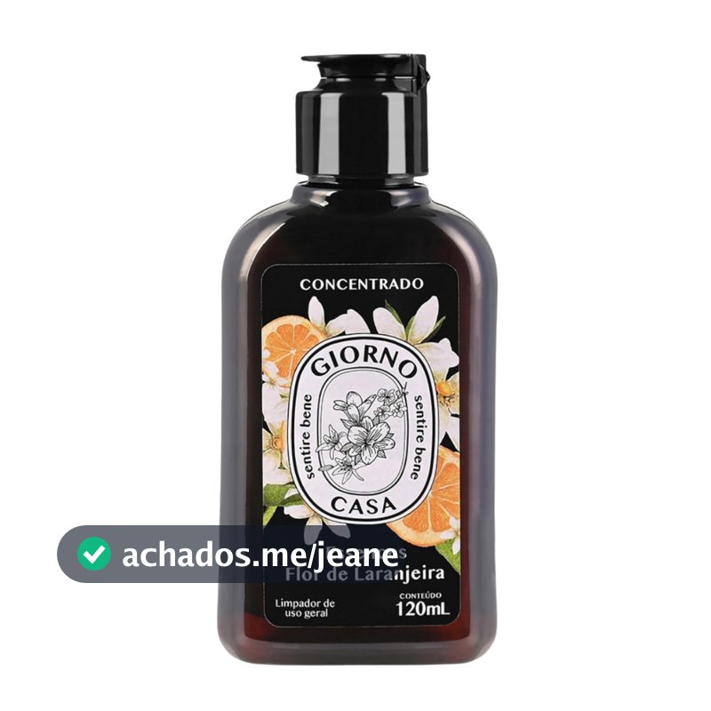 Limpador de Superfície Concentrado -Flor De Laranja120ml Giorno Casa