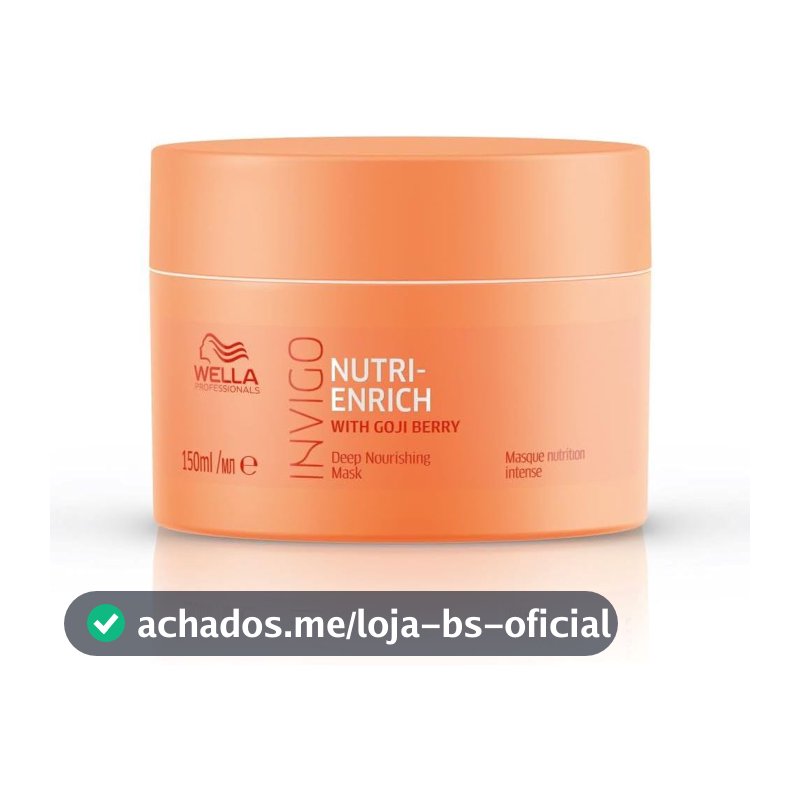 Máscara Invigo Nutri Enrich Wella 150ml