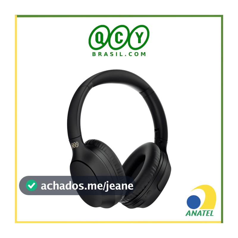 Headphone QCY H2 Pro Fone Sem Fio Bluetooth 5.3 Até 60H de Reprodução