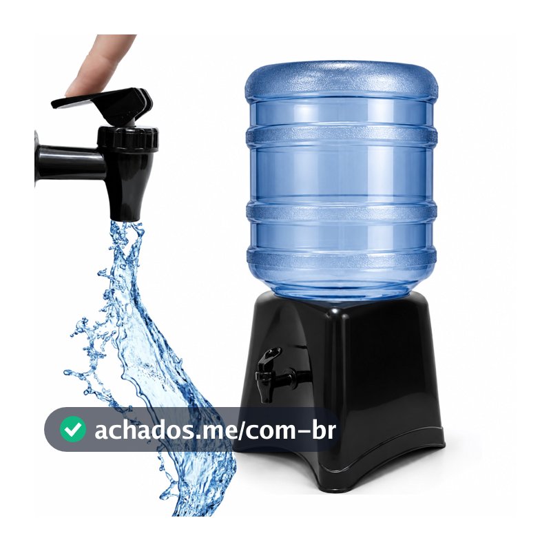 Suporte Para Água Mineral Com Cuba De Plástico ROMA Base Para Galão 5/10/20 Litros