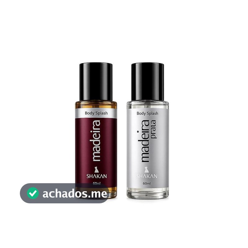 Kit Duplo de Aromas Shakan Madeira e Madeira Prata