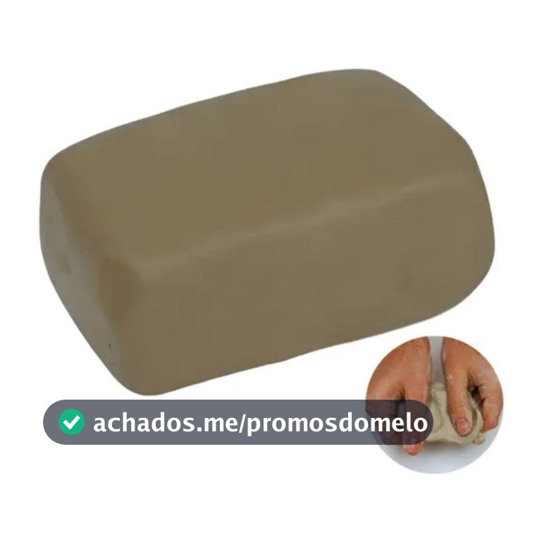 Argila de Modelar Artesanato 1Kg