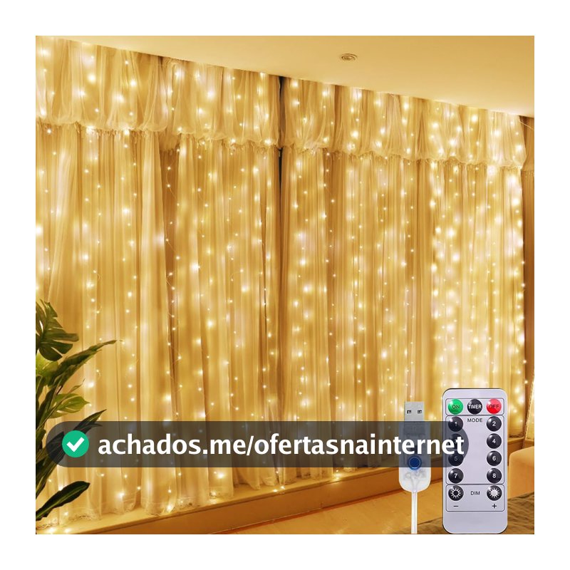 600 LED Cortina 6x3 led pisca luz romântica para casamento de natal ao ar livre Branco Quente + Branco Frio