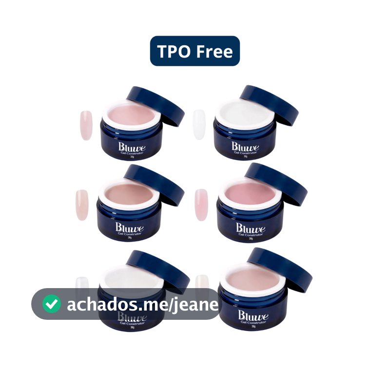 Gel Construtor 30g p/ Alongamento Free TPO - Bluwe