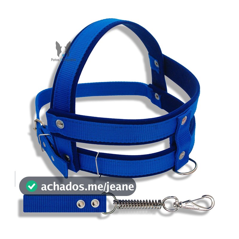 Coleira peitoral cachorro guia doberman Pitbull anti Puxão Resistente