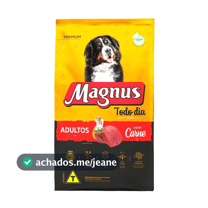 Ração Para Cachorro Magnus Todo Dia Cães Adulto Médio e Grande Porte 25kg