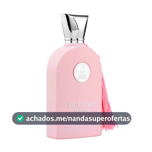 Perfume Árabe Delilah Maison Alhambra 100ml Eau de Parfum Feminino | Original