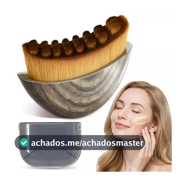 Escova Facial Drenagem Linfática Massageador Anti Inchaço Lifting Skincare Rosto Pele Gua Sha Glow