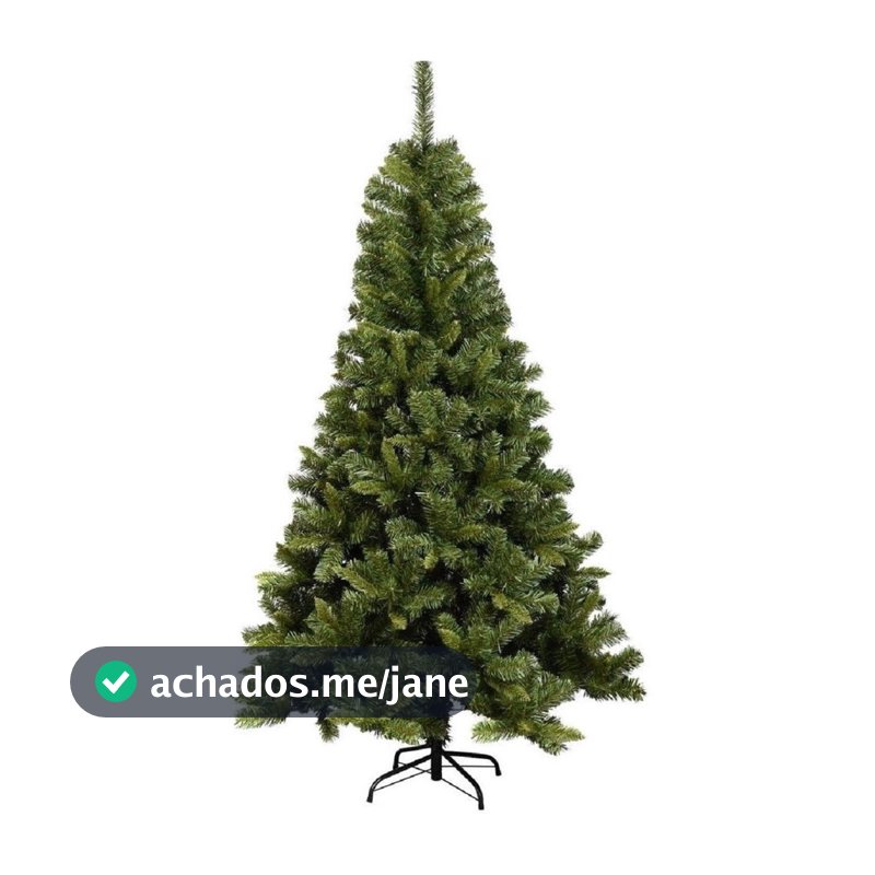 Árvore De Natal Pinheiro Grande Luxo 180cm 750 Galhos Verde  5279