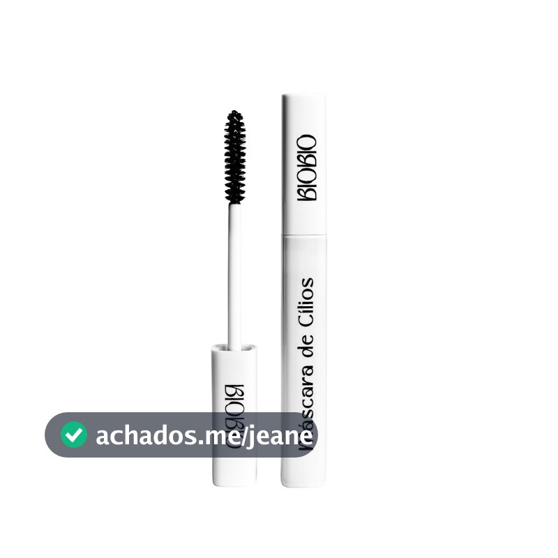 Máscara de Cílios Natural Vegana BioBio – Volume, Alongamento e Definição com Ativos Vegetais
