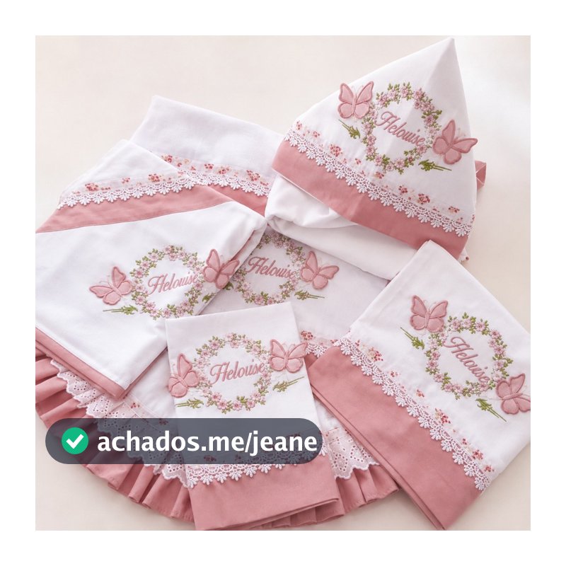 Kit Maternidade 4 peças Bordadas Manta, Toalha, Fralda Passeio e Fralda de Boca Personalizadas