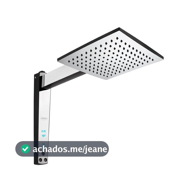 Chuveiro Lorenzetti Acqua Century Digital Preto 220v 7500w