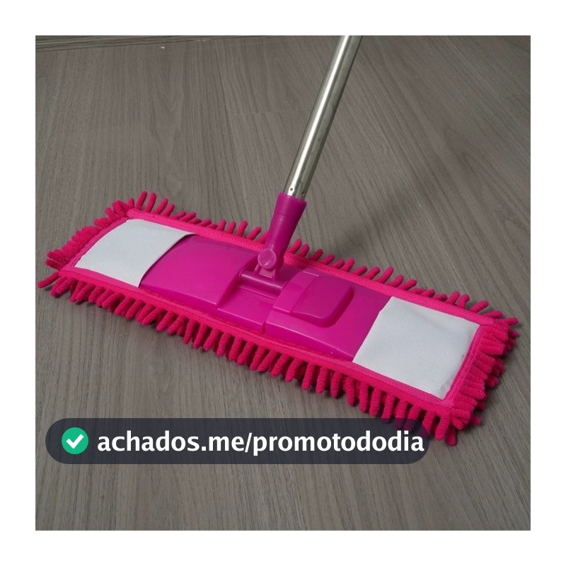 Mop Multiuso de Microfibra, Vassoura e Rodo para Pisos e Tira Pó