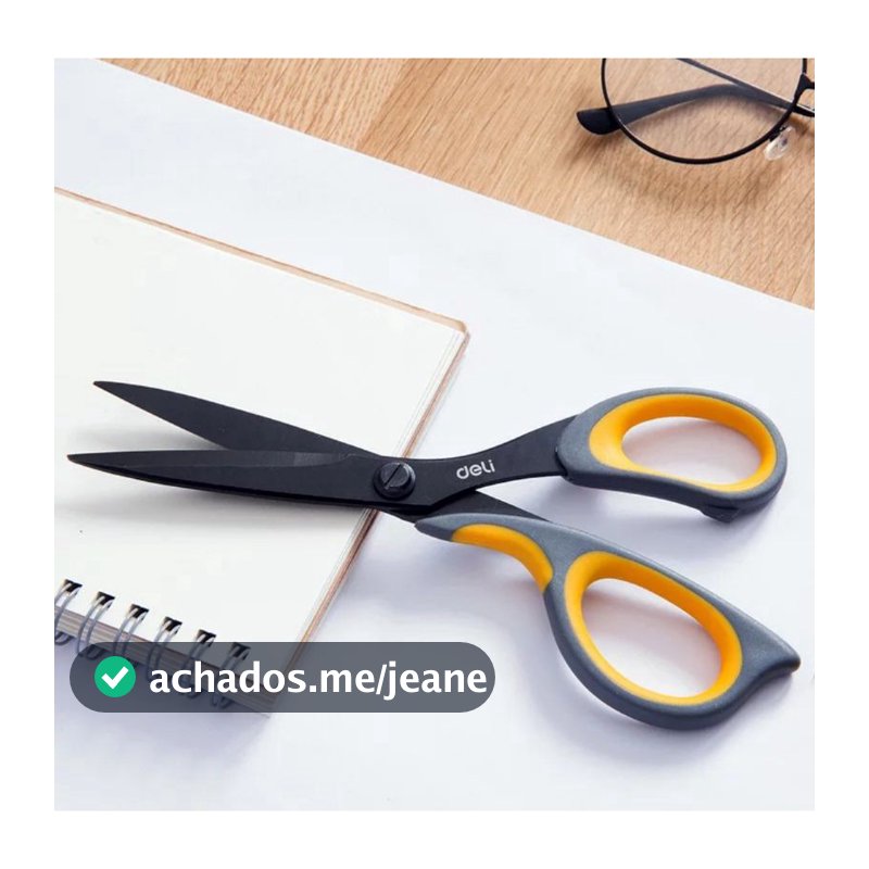 tesoura Deli alta qualidade aço inoxidável  corte afiado