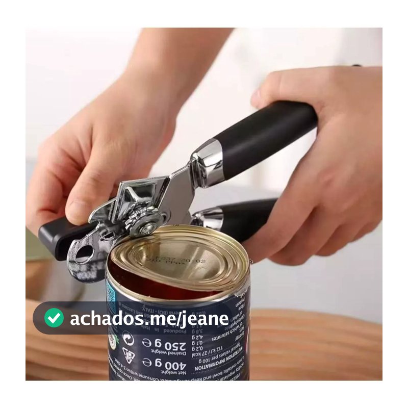 Abridor De Latas E Garrafas Profissional Em Aço Inoxidável