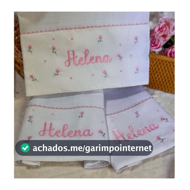 Fralda Bebê Personalizada com Nome | Boca, Ombro ou Passeio | 100% Algodão