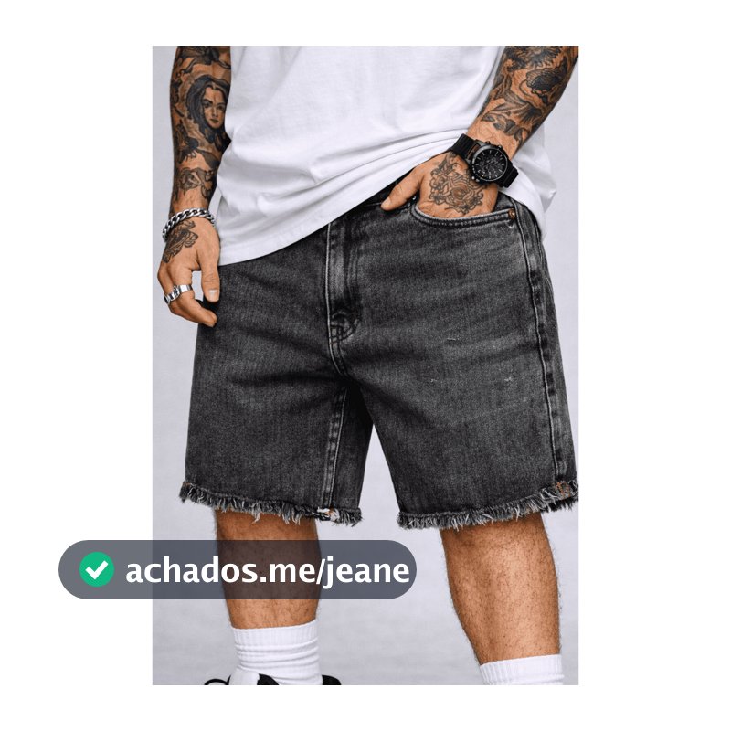 Shorts Jeans Masculino Graysky short jogador Shorts Jeans