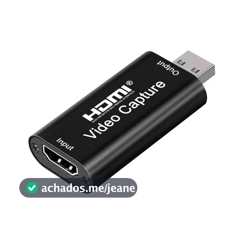 Placa De Captura Hdmi Usb 4k E 1080p Pronta Entrega