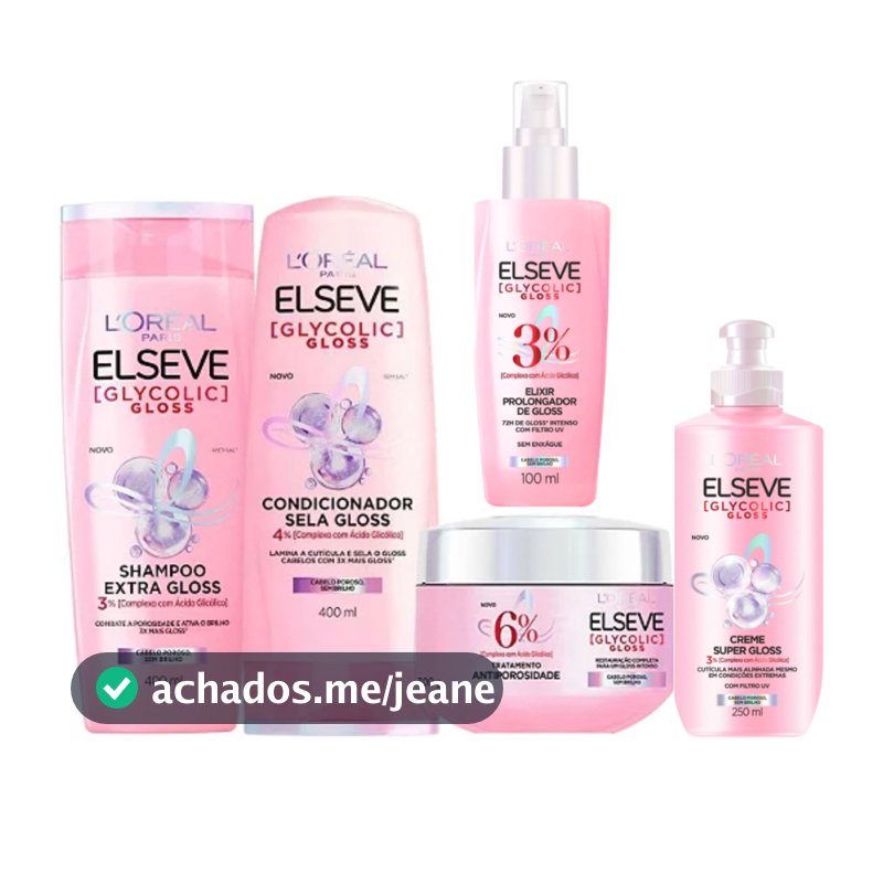 Kit Elseve Glycolic Gloss - Escolha seu Kit