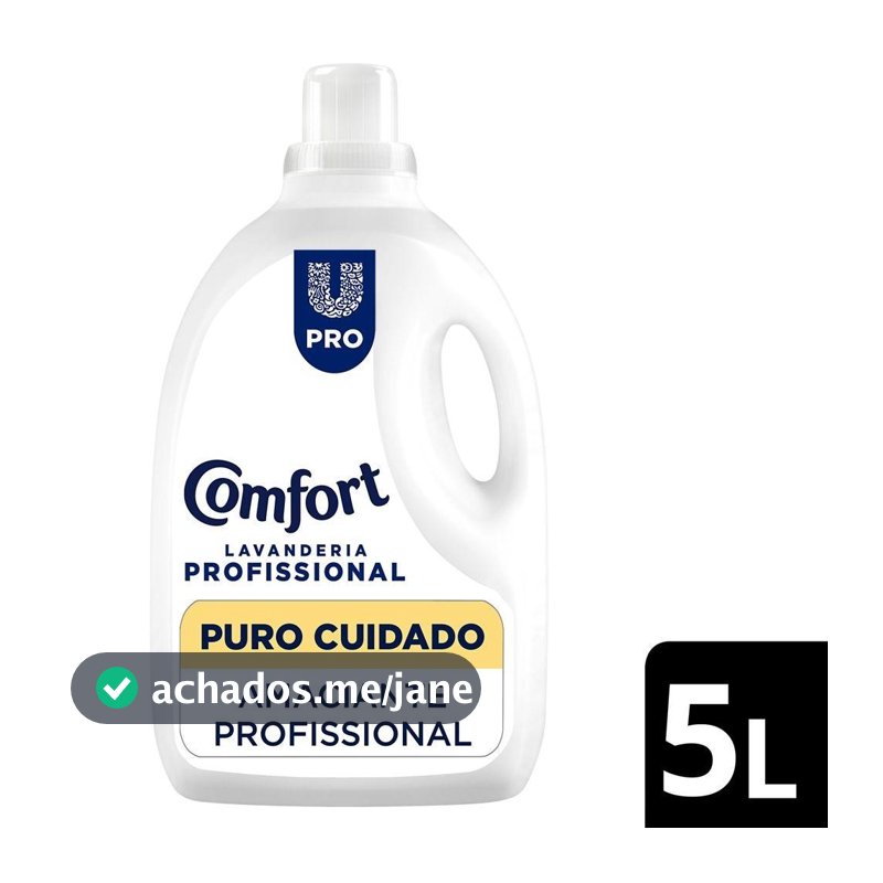 Amaciante Comfort Lavanderia Profissional Puro Cuidado 5L
